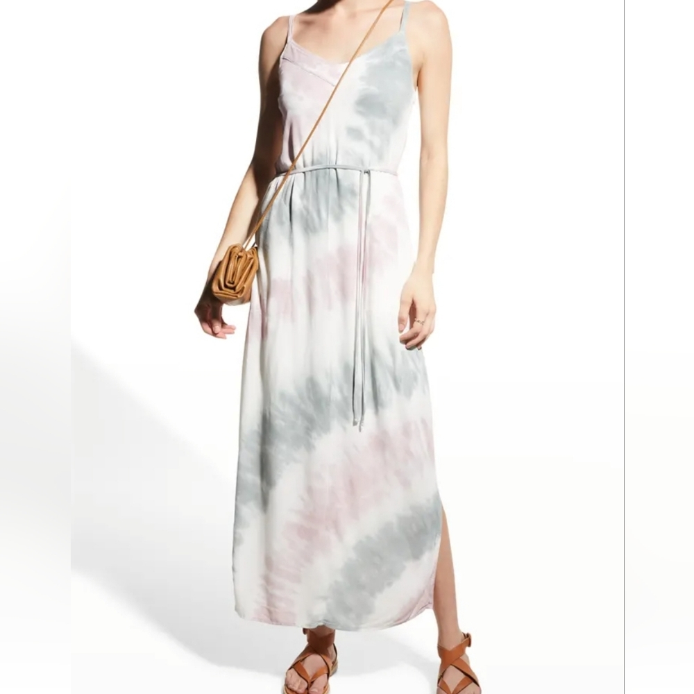 NWT SPLENDID Alanis Tie dye Maxi Dress Size L